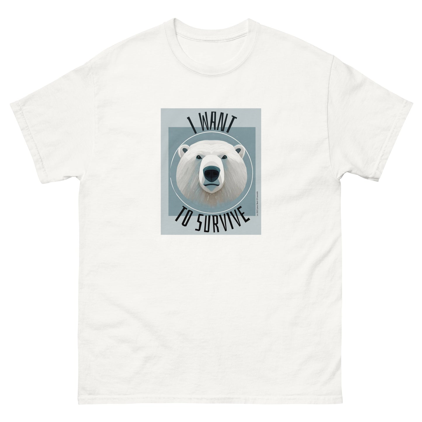 T-shirt classique homme polar bear