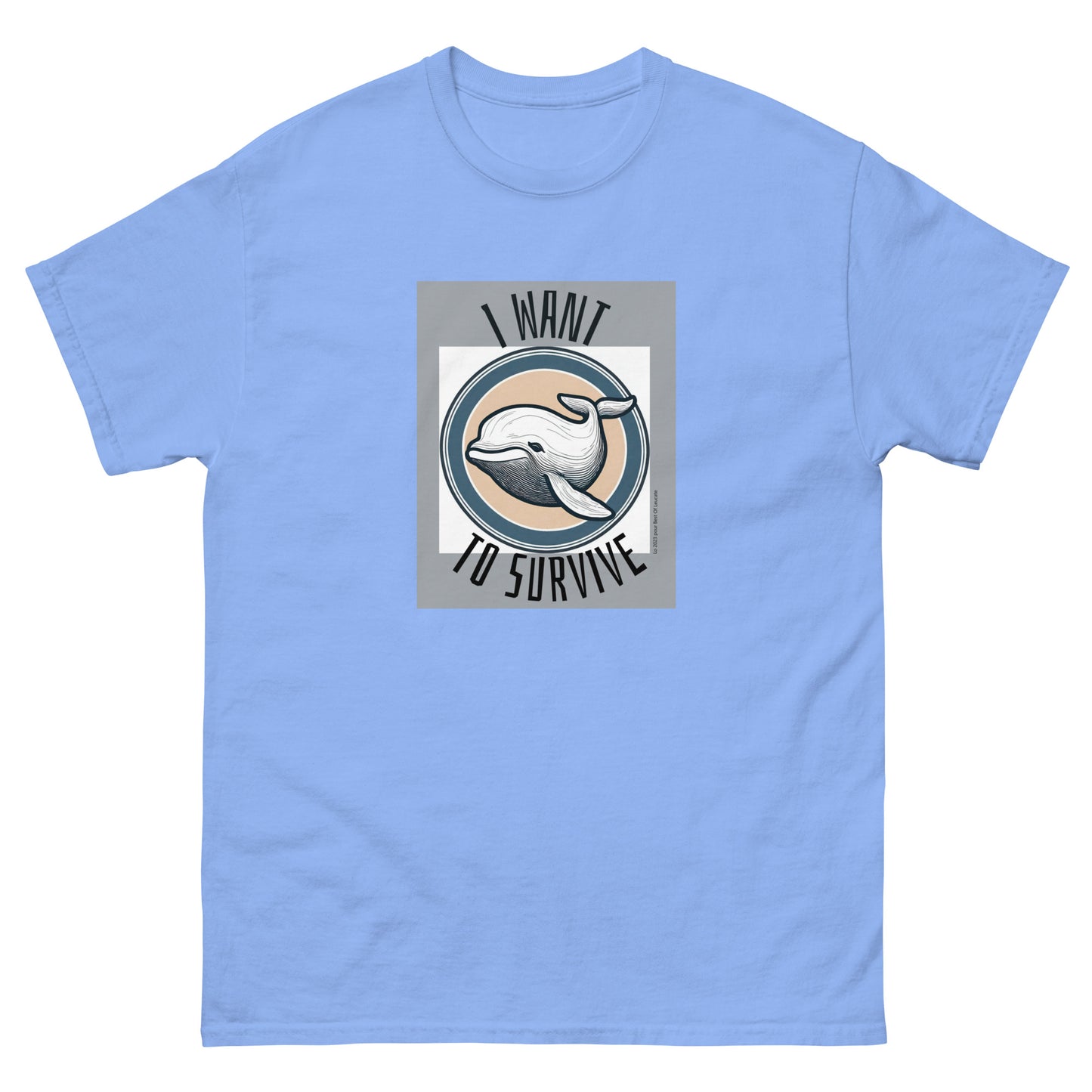 T-shirt classique homme whale