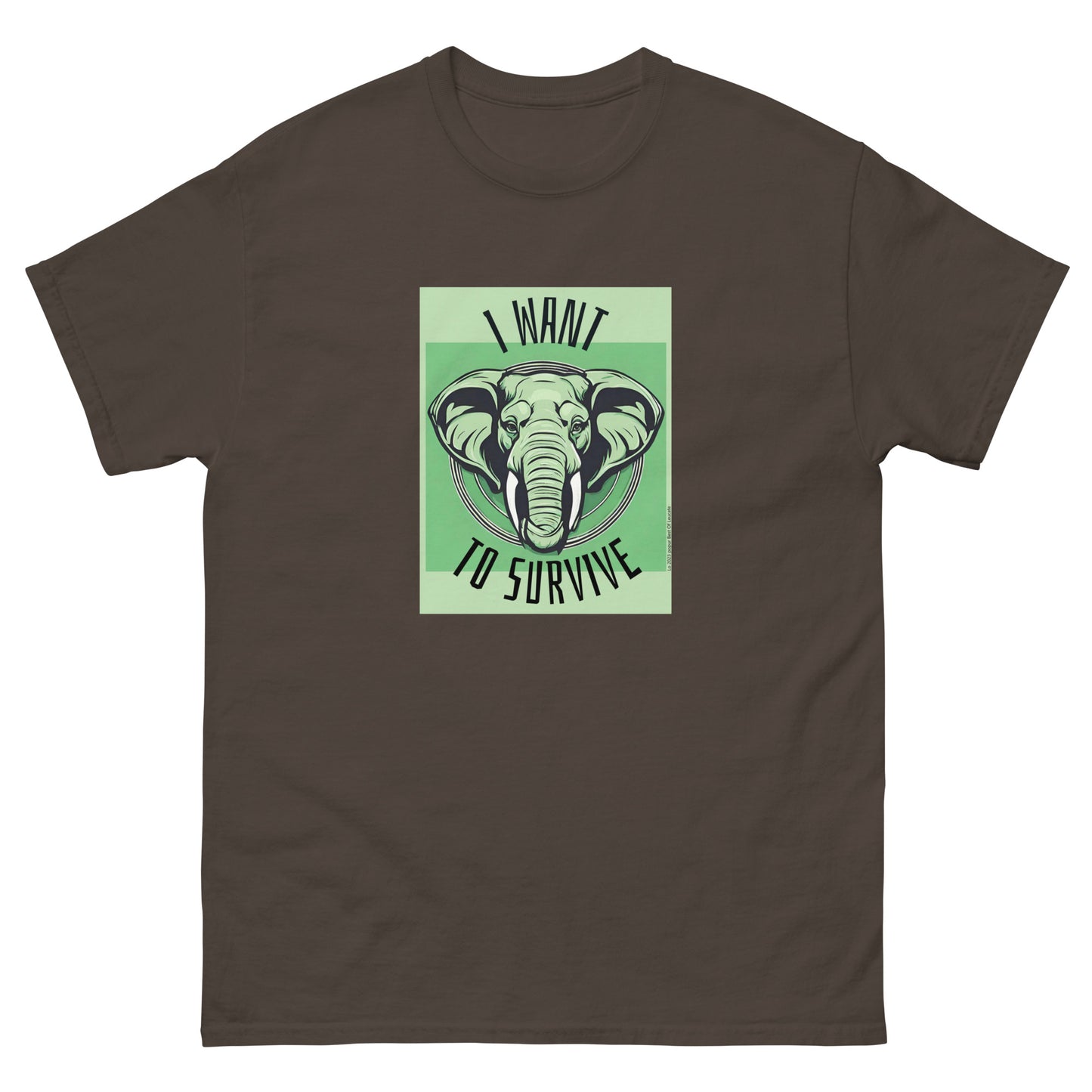 T-shirt classique homme elephant