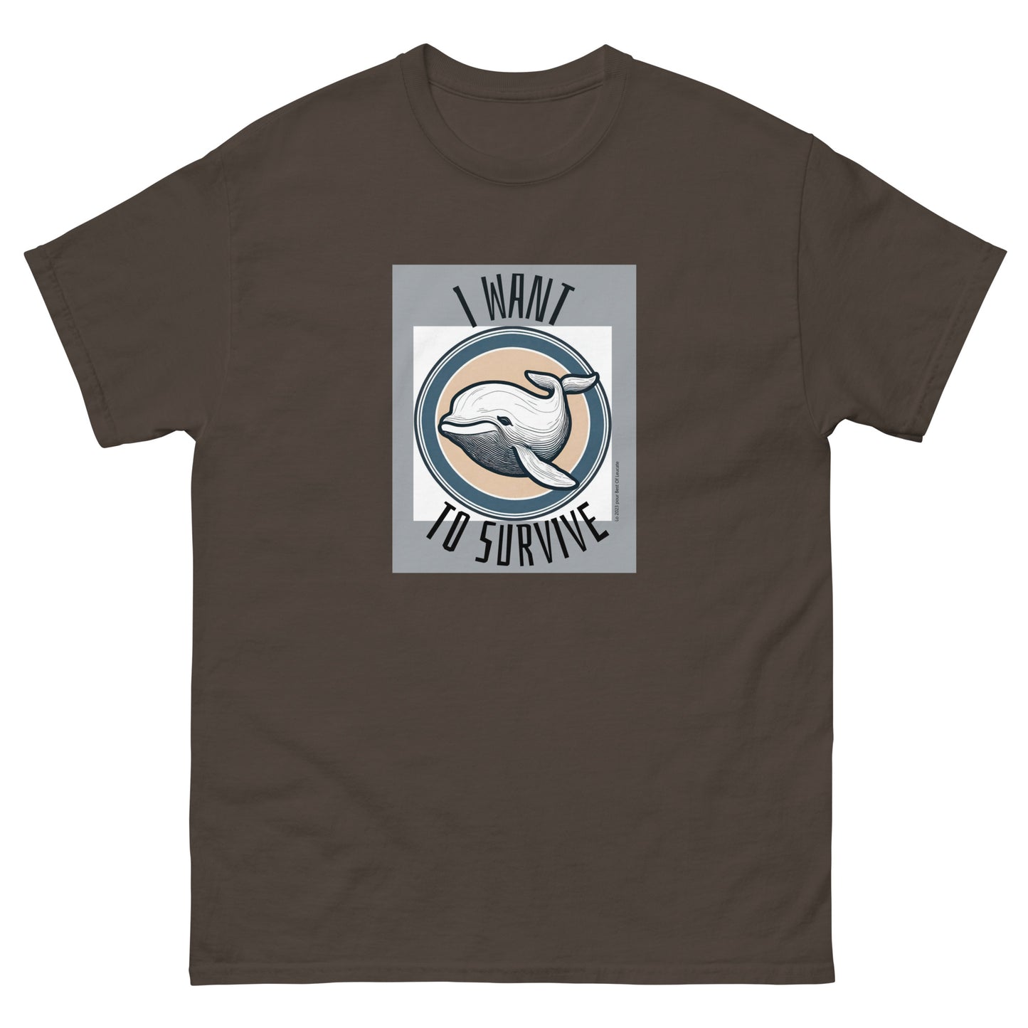 T-shirt classique homme whale