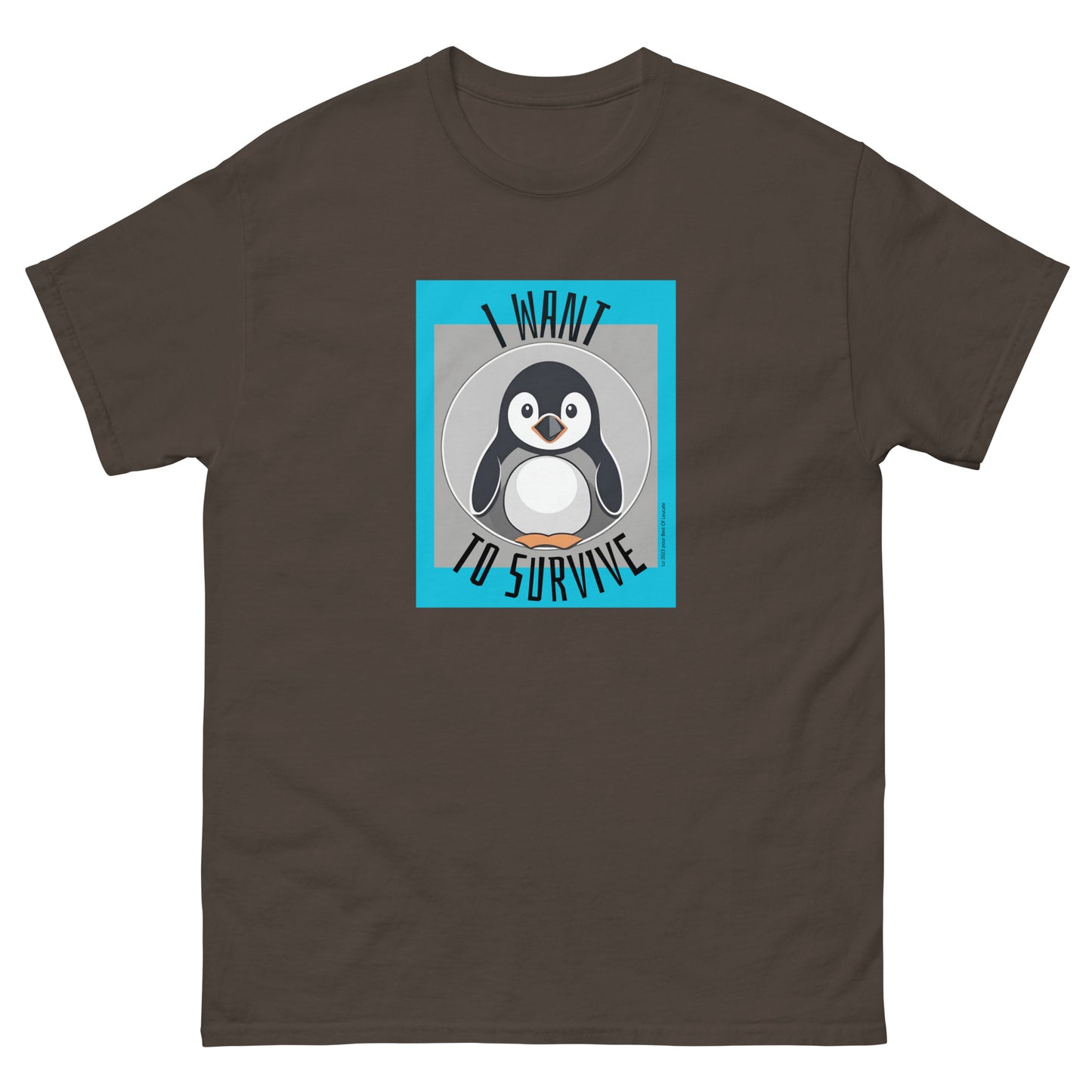 T-shirt classique homme pinguin