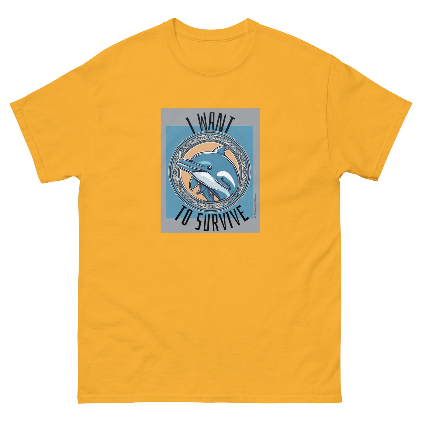 T-shirt classique homme dolphin