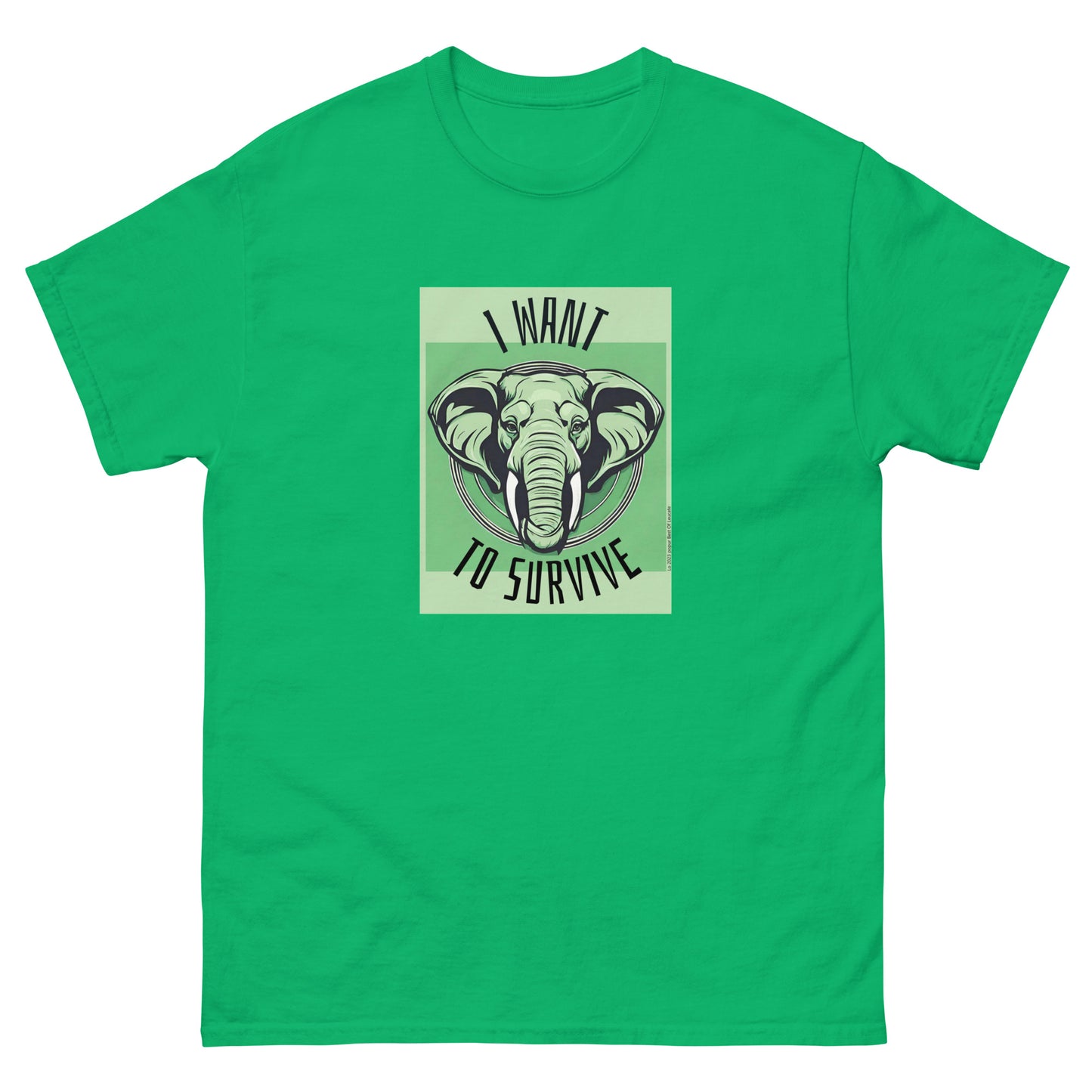 T-shirt classique homme elephant