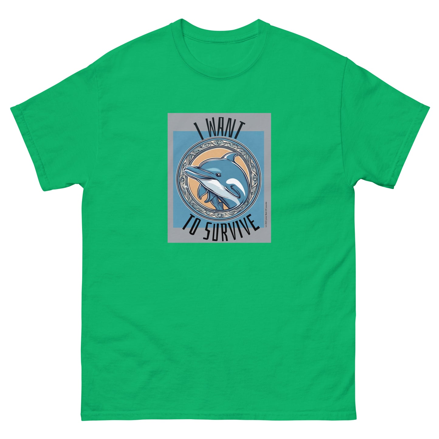 T-shirt classique homme dolphin