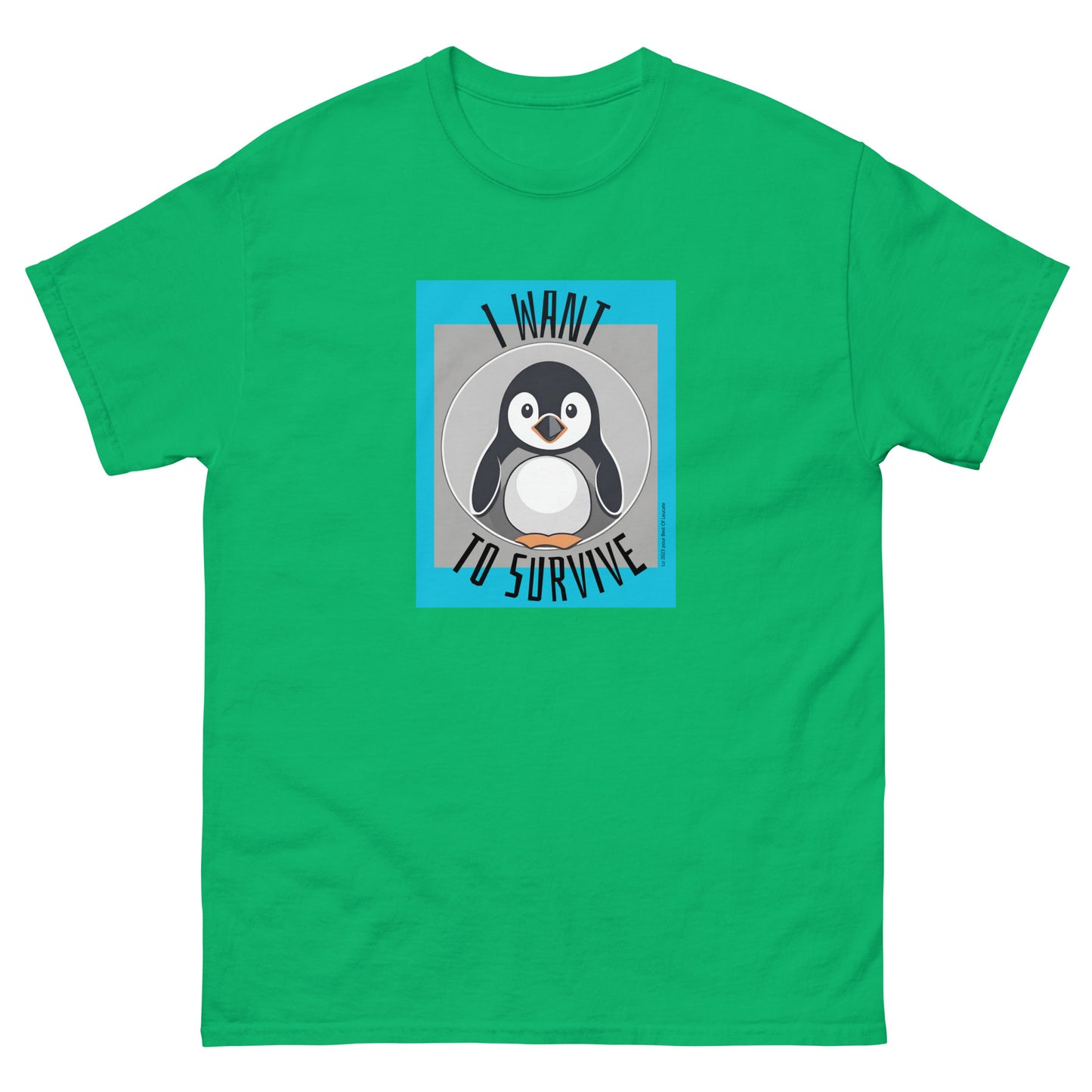 T-shirt classique homme pinguin