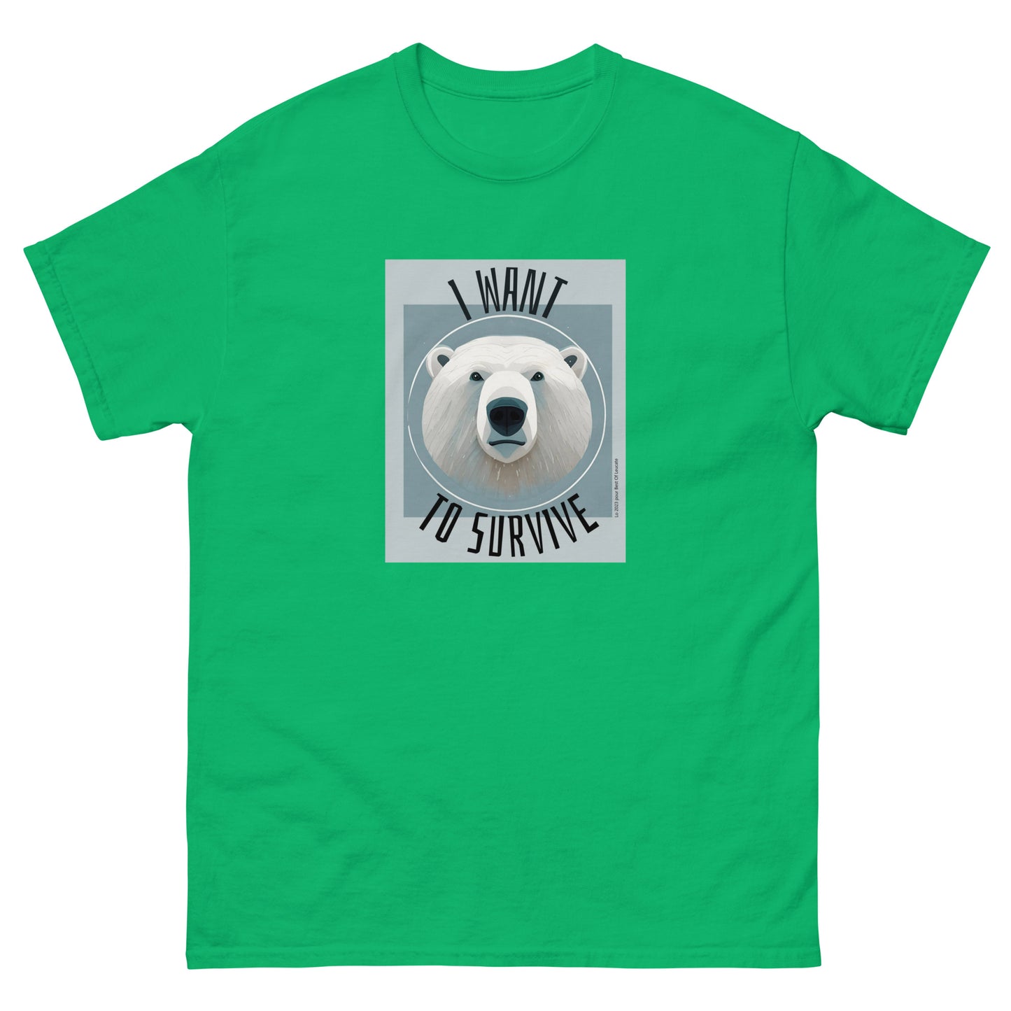 T-shirt classique homme polar bear