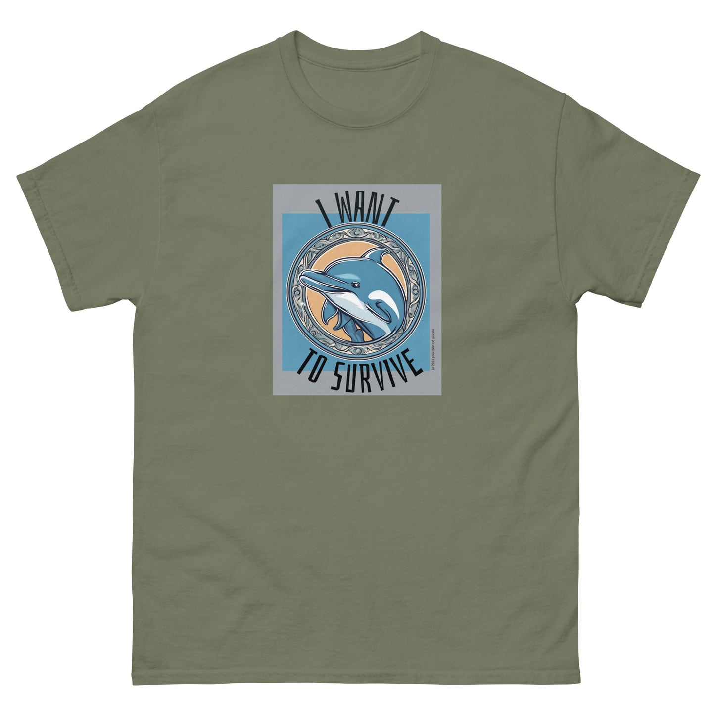 T-shirt classique homme dolphin