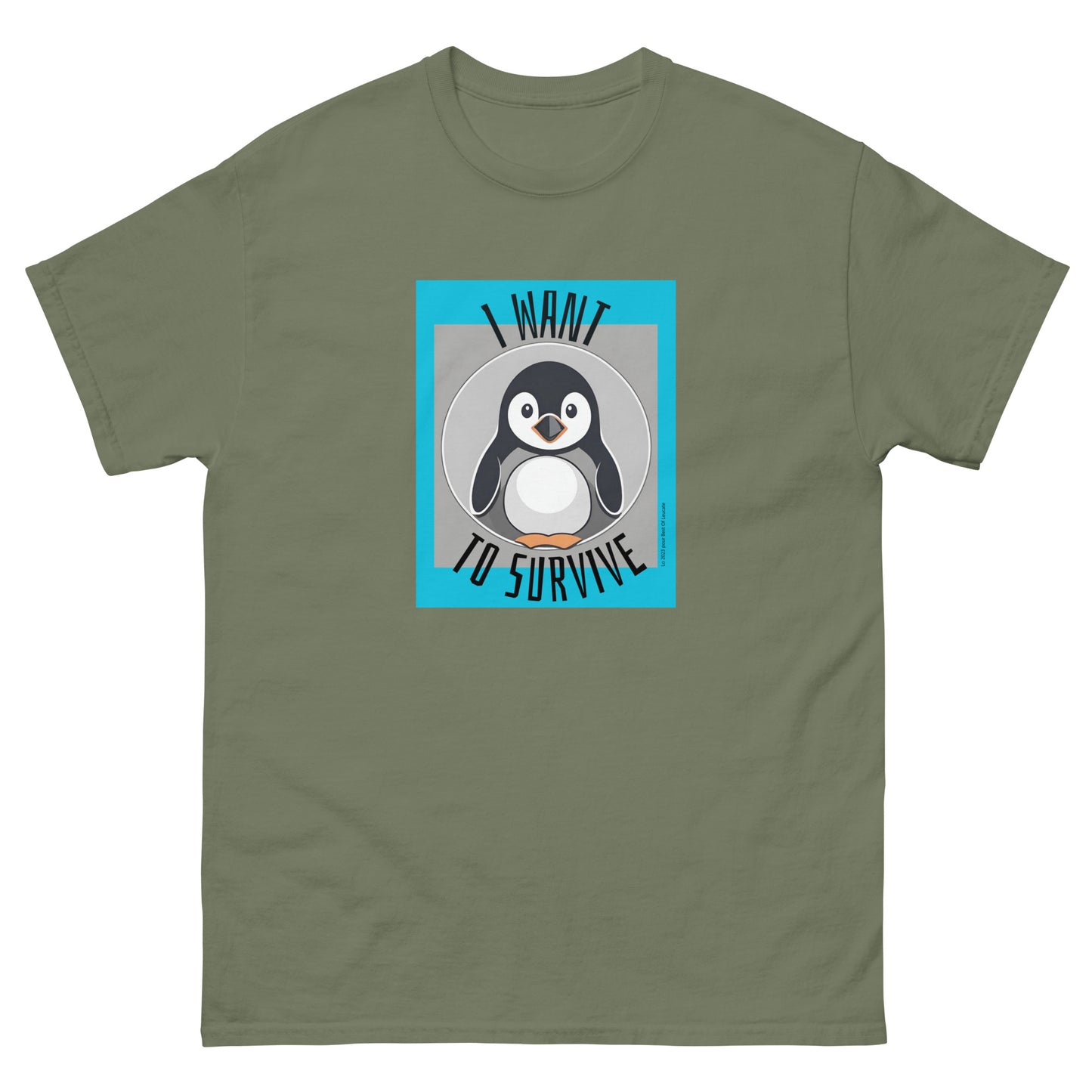 T-shirt classique homme pinguin