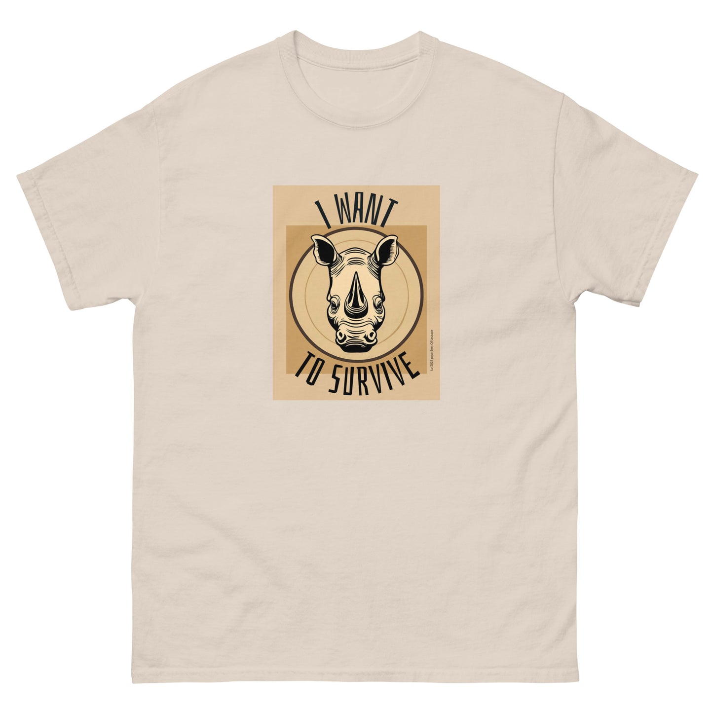 T-shirt classique homme rhino