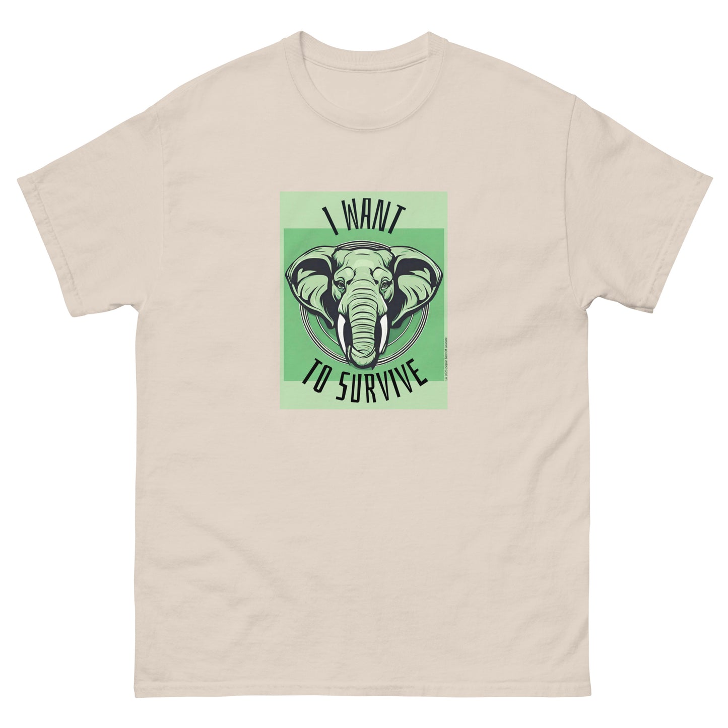 T-shirt classique homme elephant