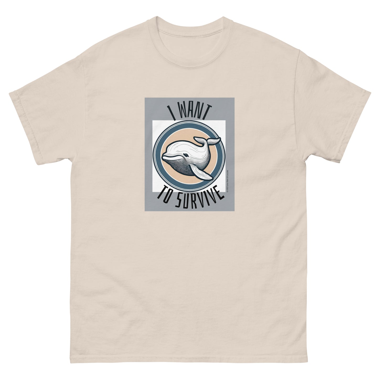 T-shirt classique homme whale