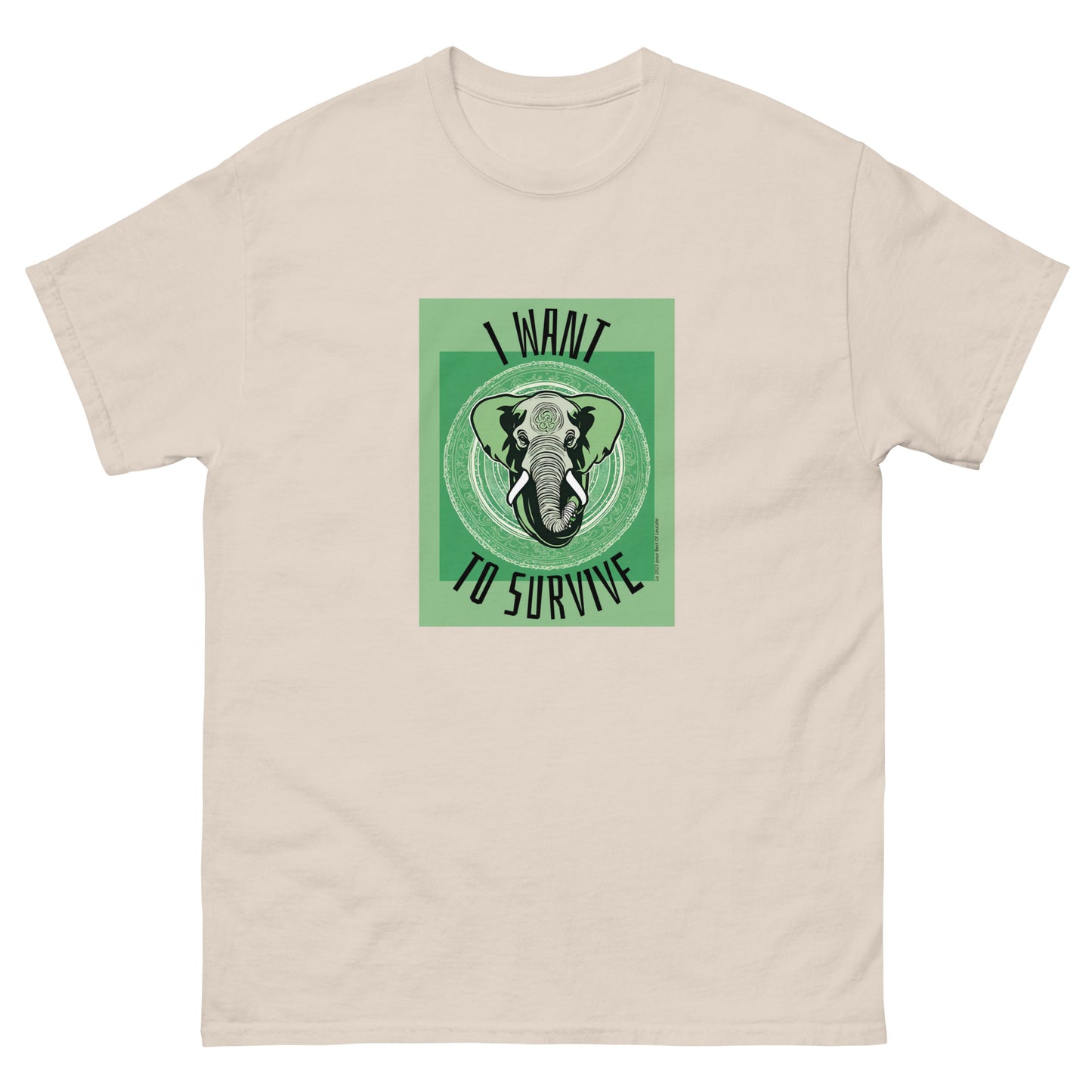 T-shirt classique homme elephant