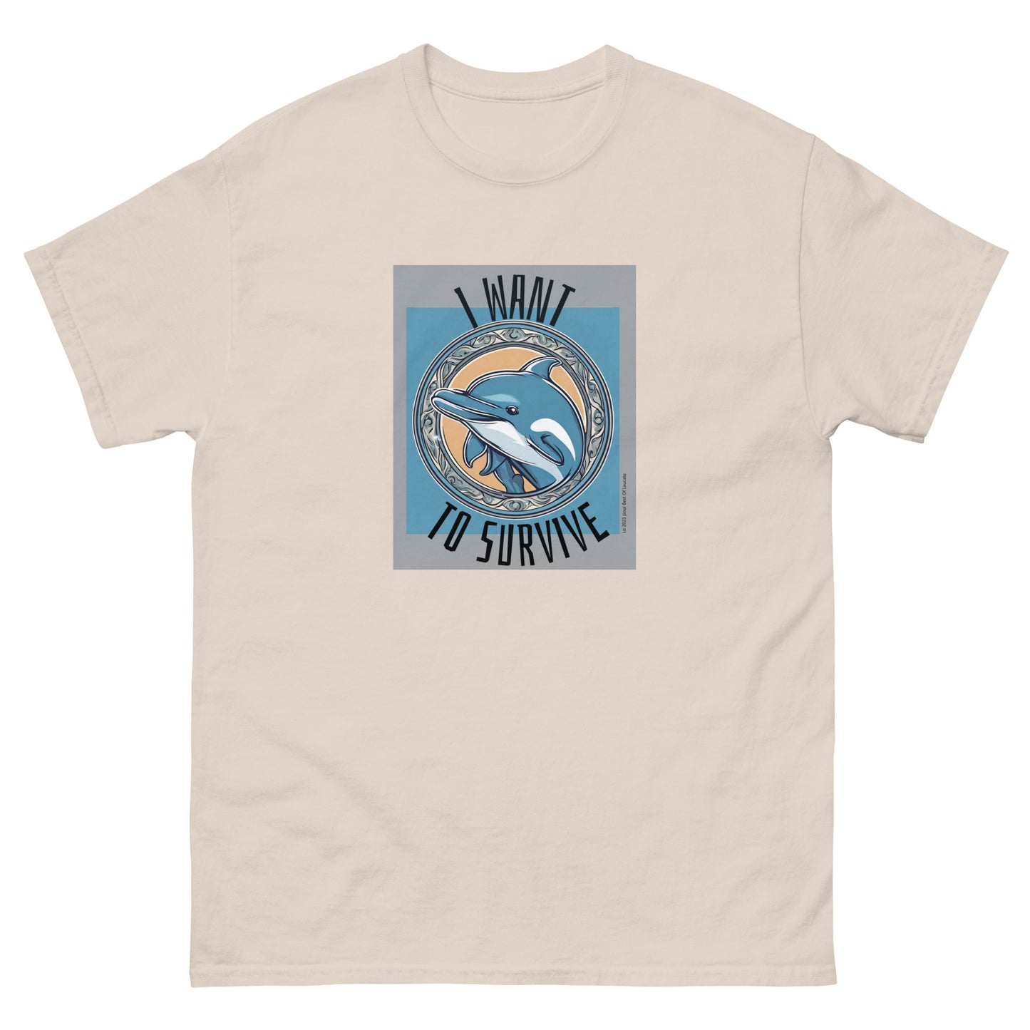 T-shirt classique homme dolphin