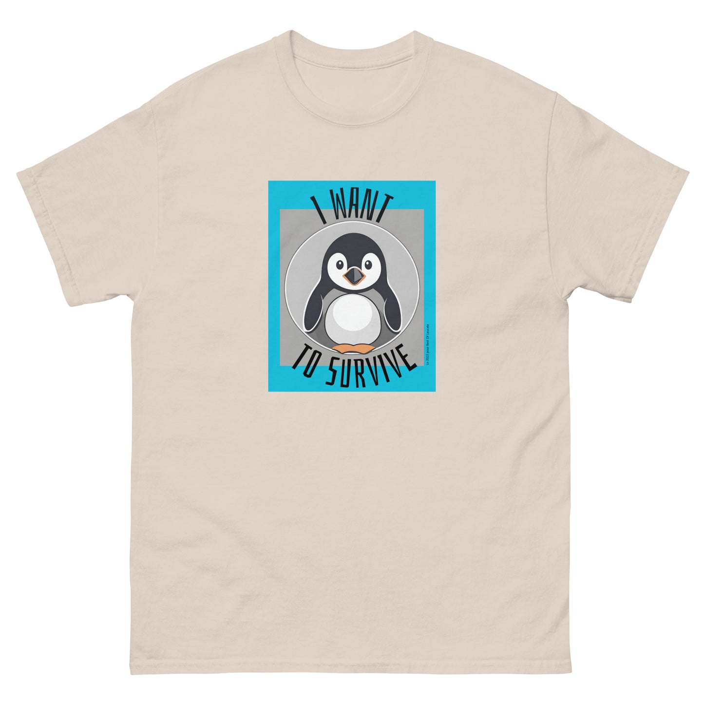 T-shirt classique homme pinguin