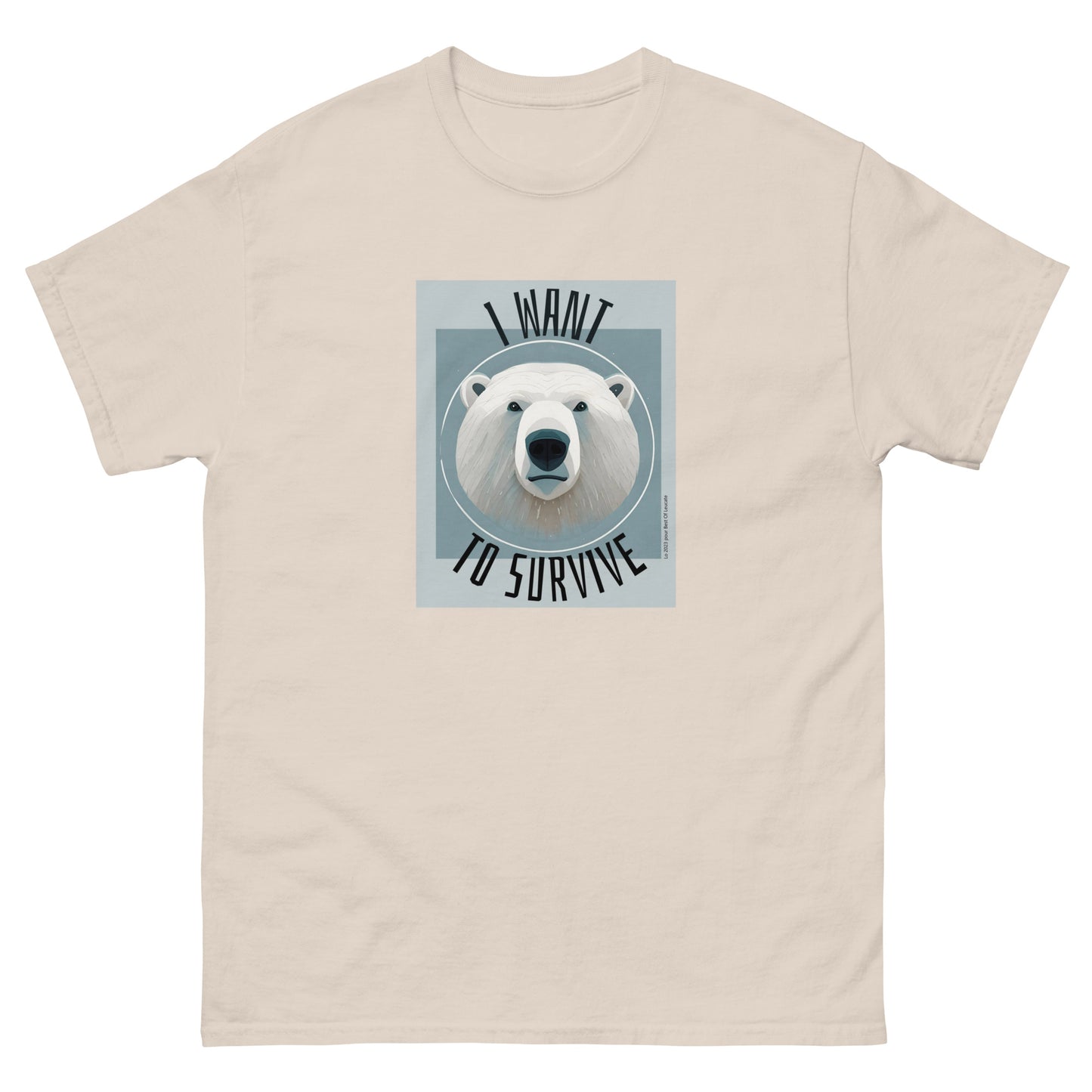 T-shirt classique homme polar bear