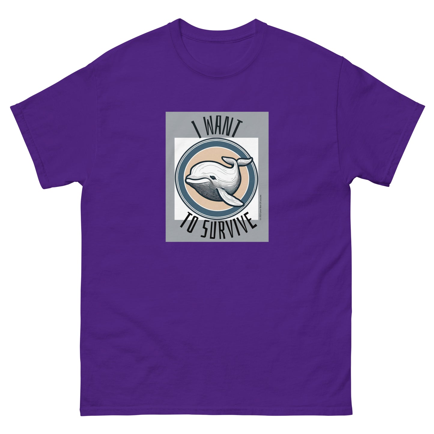 T-shirt classique homme whale