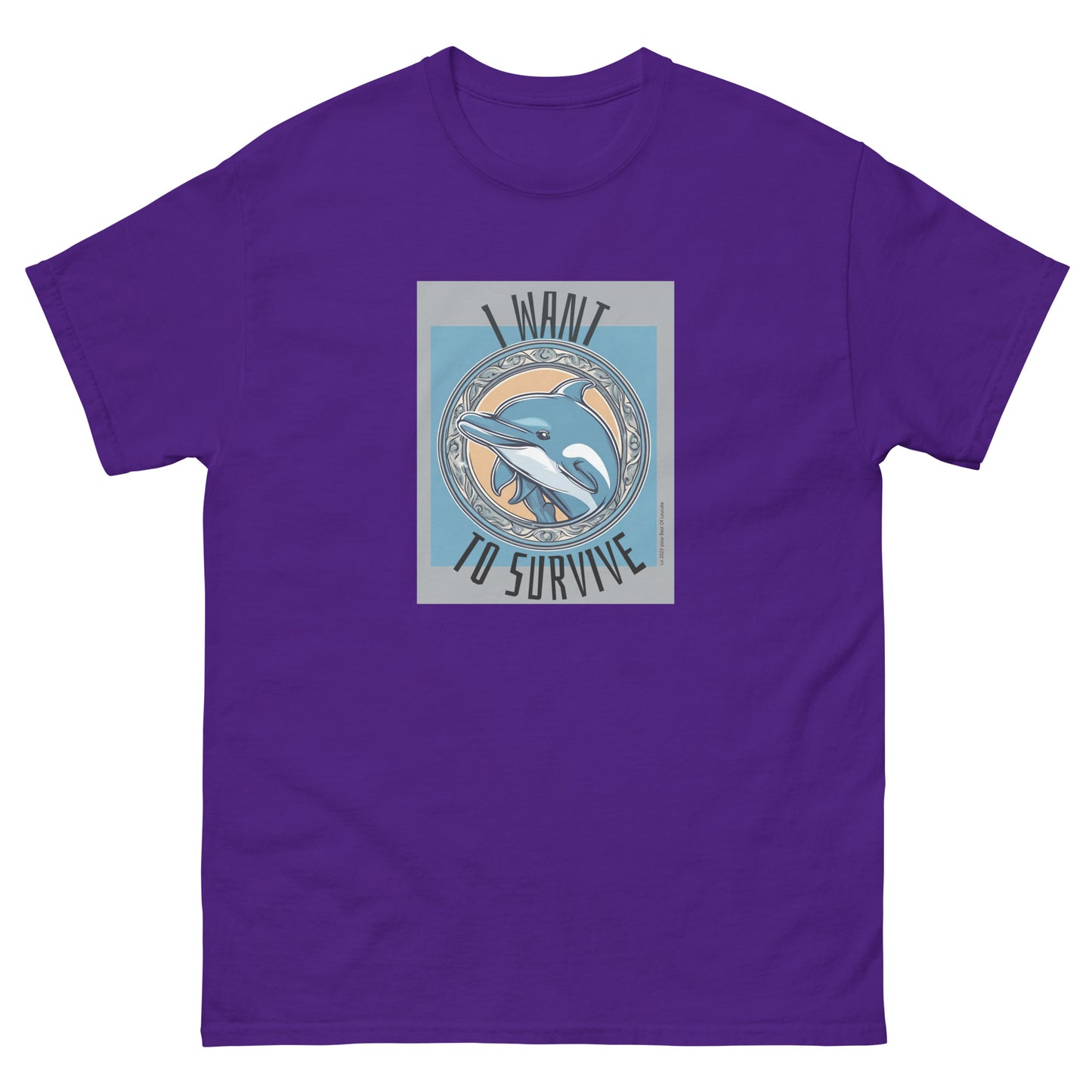 T-shirt classique homme dolphin