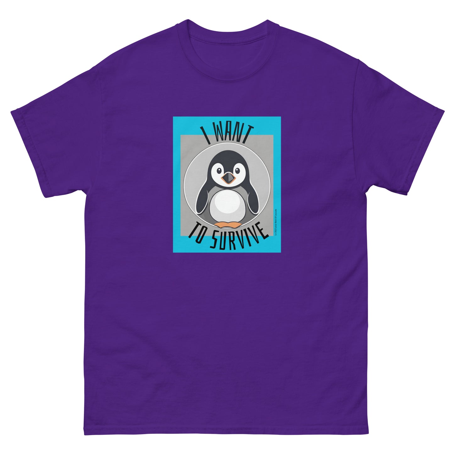 T-shirt classique homme pinguin