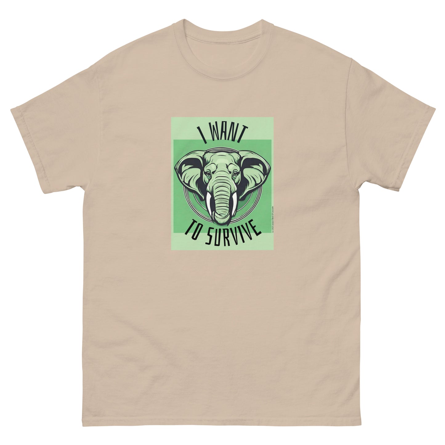 T-shirt classique homme elephant