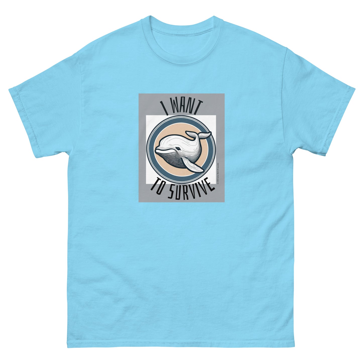 T-shirt classique homme whale