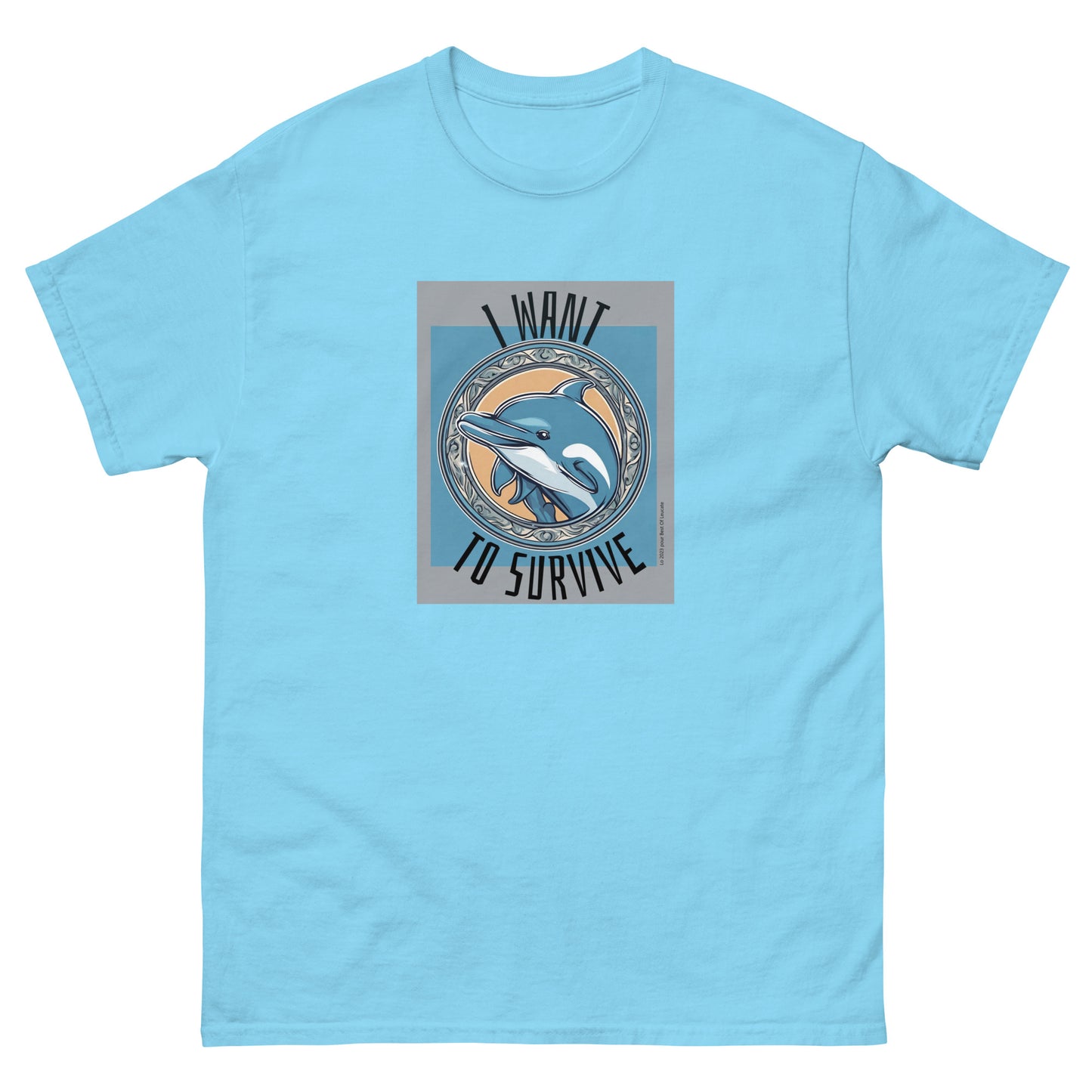 T-shirt classique homme dolphin