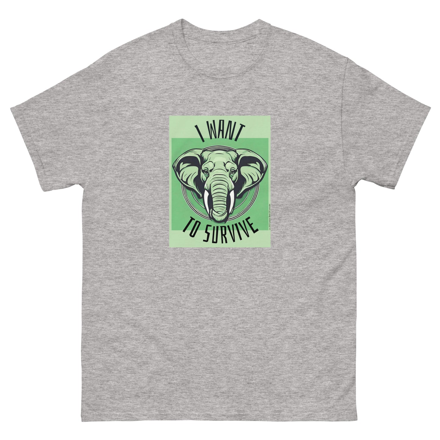 T-shirt classique homme elephant