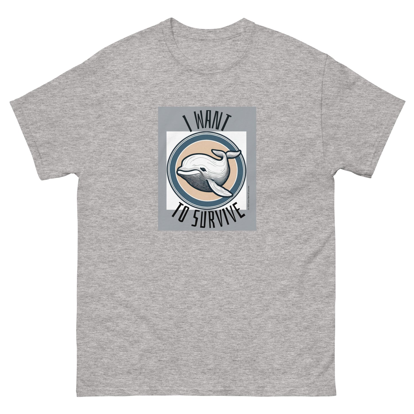 T-shirt classique homme whale