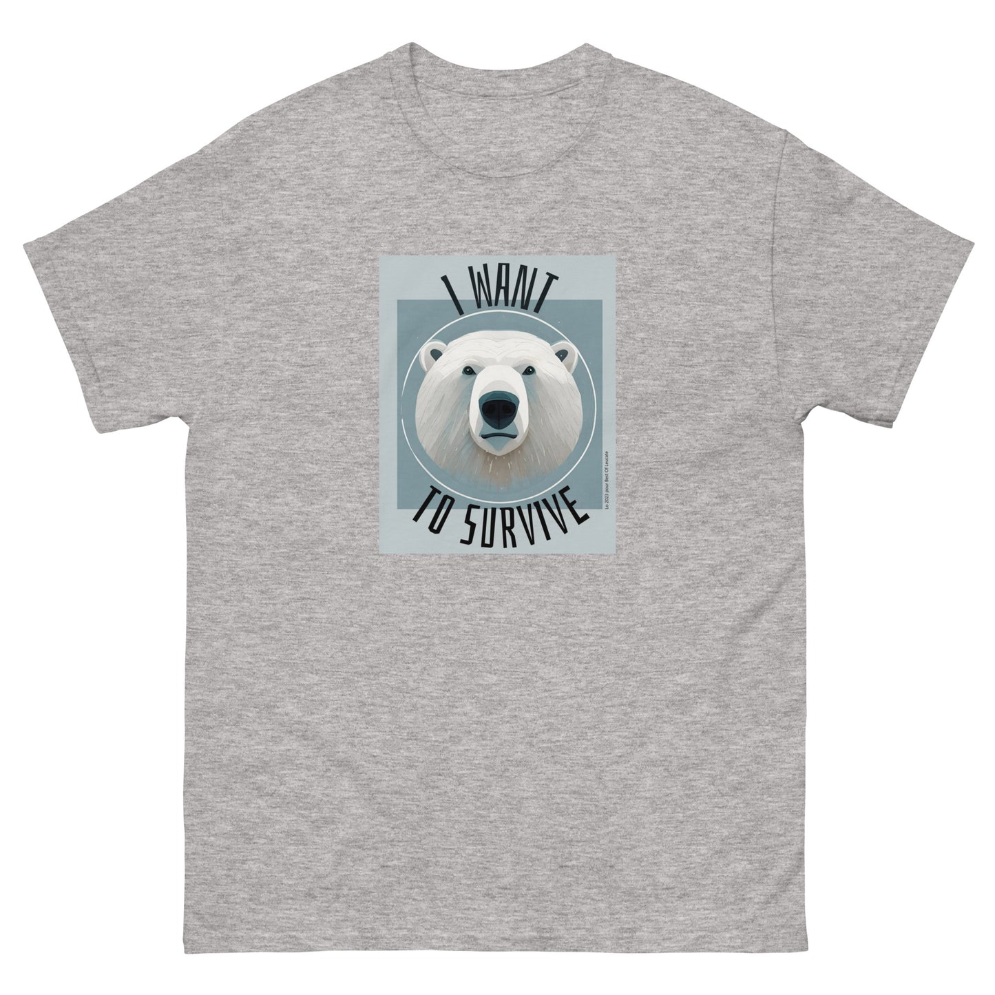 T-shirt classique homme polar bear