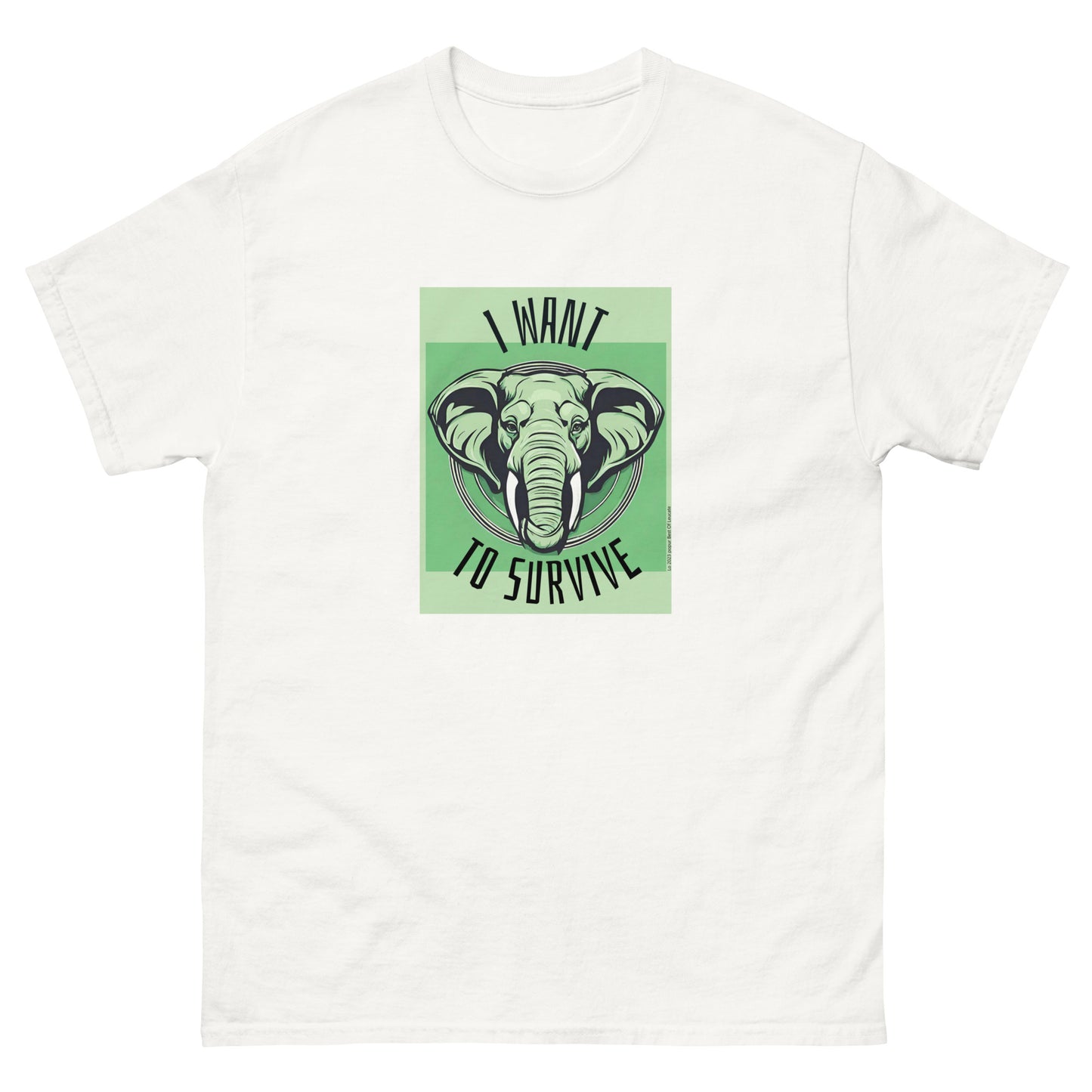 T-shirt classique homme elephant