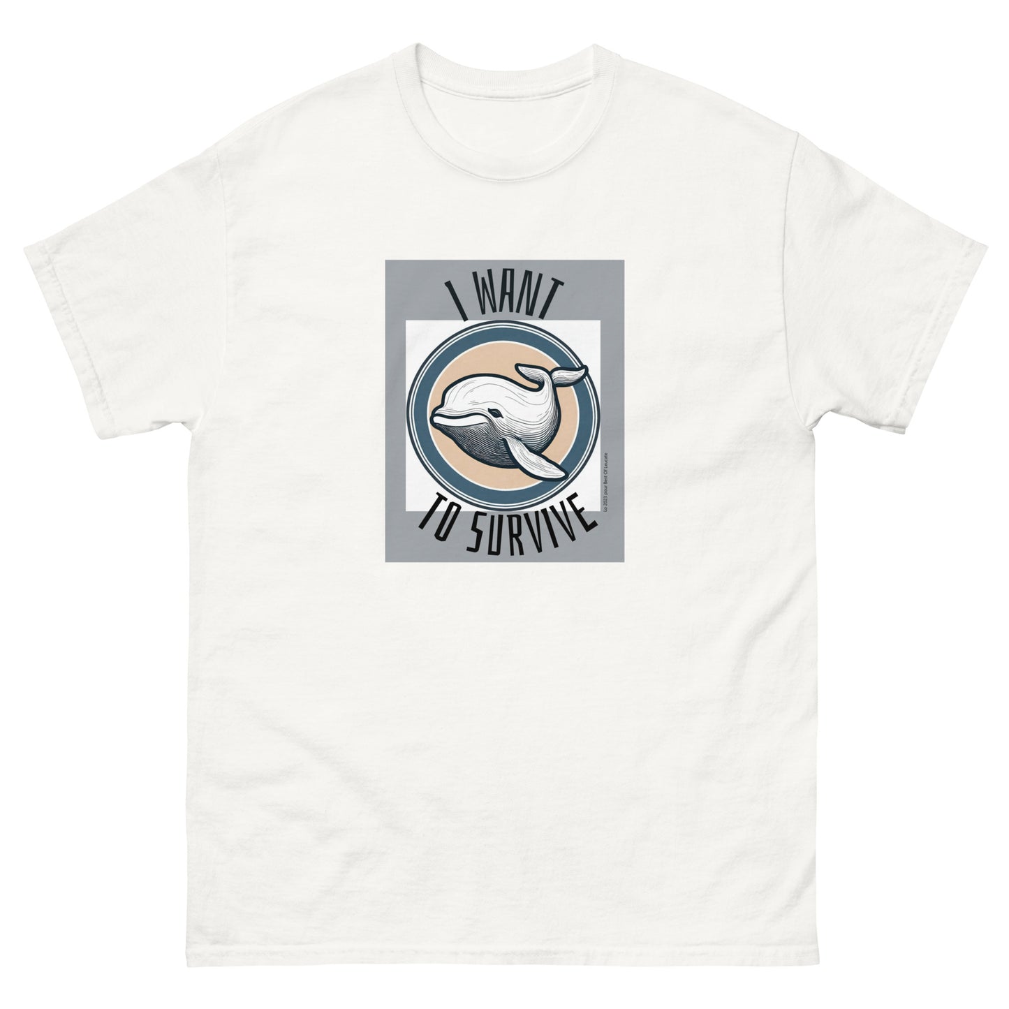 T-shirt classique homme whale