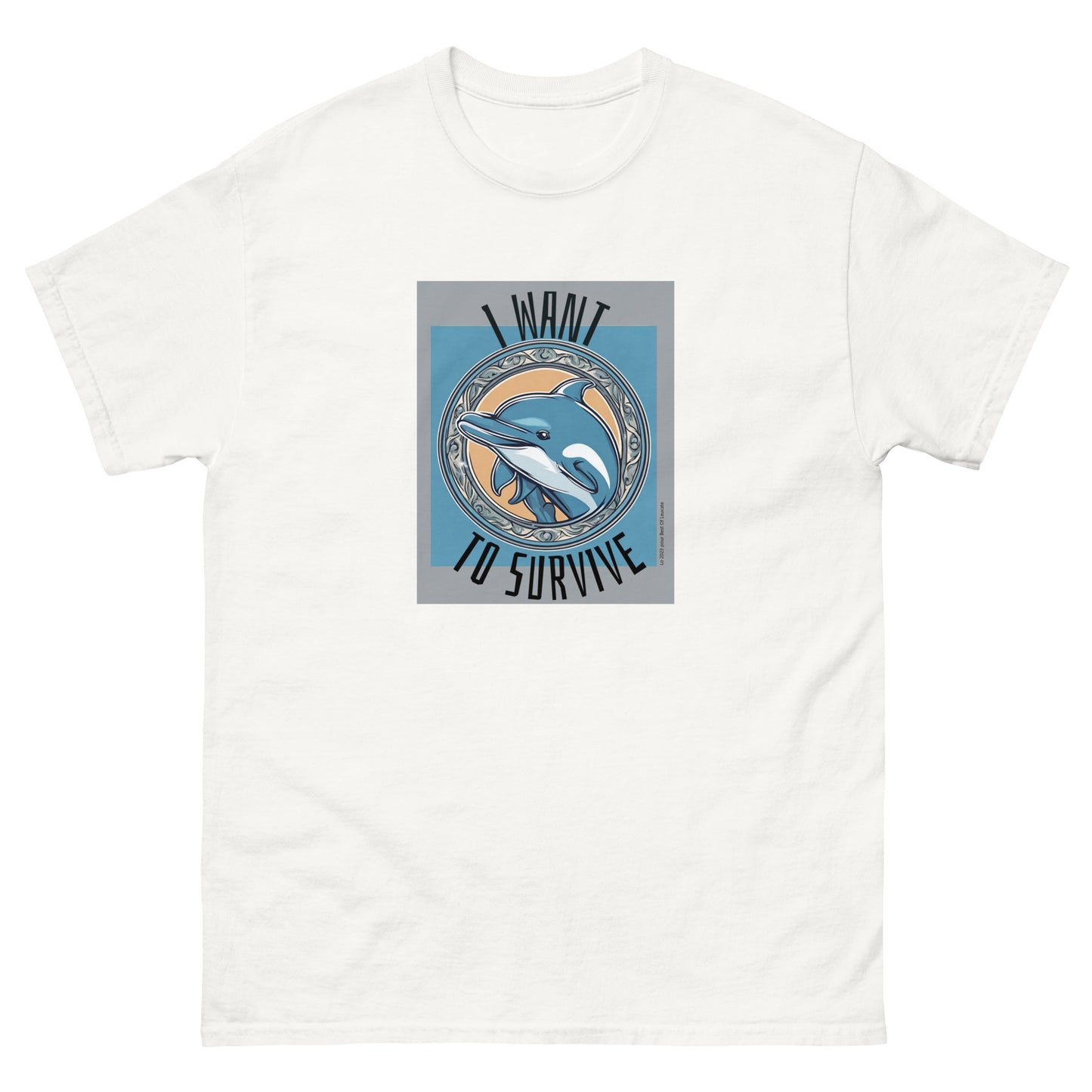 T-shirt classique homme dolphin