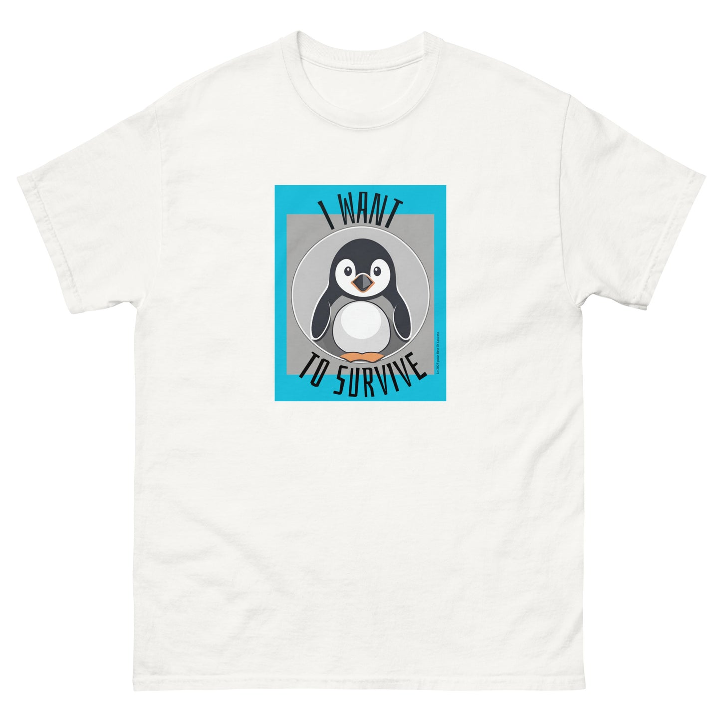 T-shirt classique homme pinguin