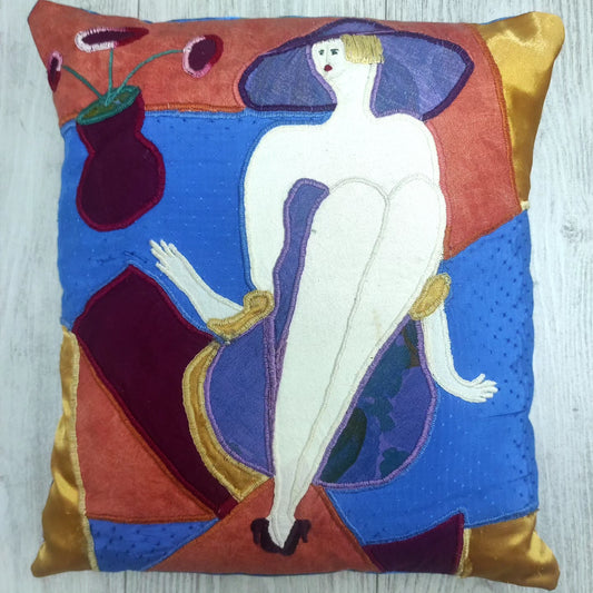 Coussin brodé